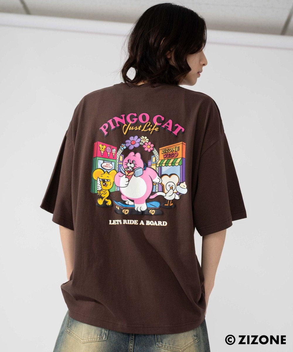 WEGO 【ユニセックス着用ITEM】別注ZIZONEグラフィックT（SS） 