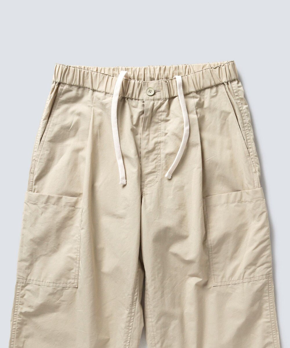 WHITE MAILS 【ユニセックス/軽量】COTTON PAPER  POPLIN DRAWSTRING ミリタリーパンツ 