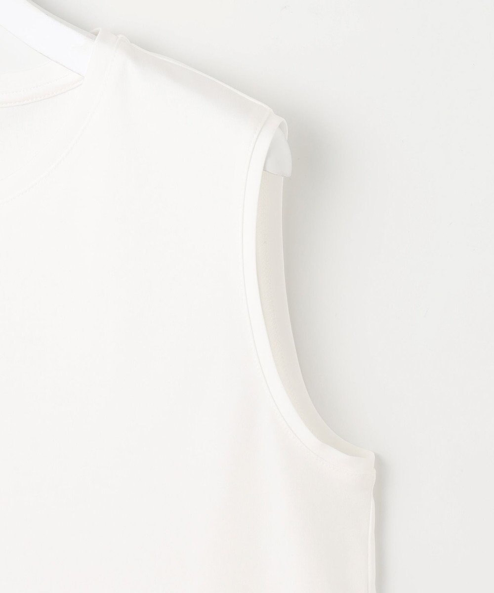 J.PRESS LADIES 【洗える】ノースリーブスムースジャージー フレア カットソー 