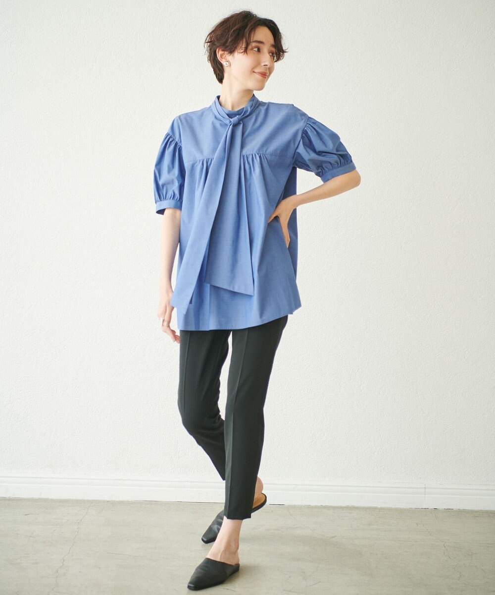 #Newans 【ANSWER for コンサバフェミニン】マルチウェイビッグリボンブラウス 