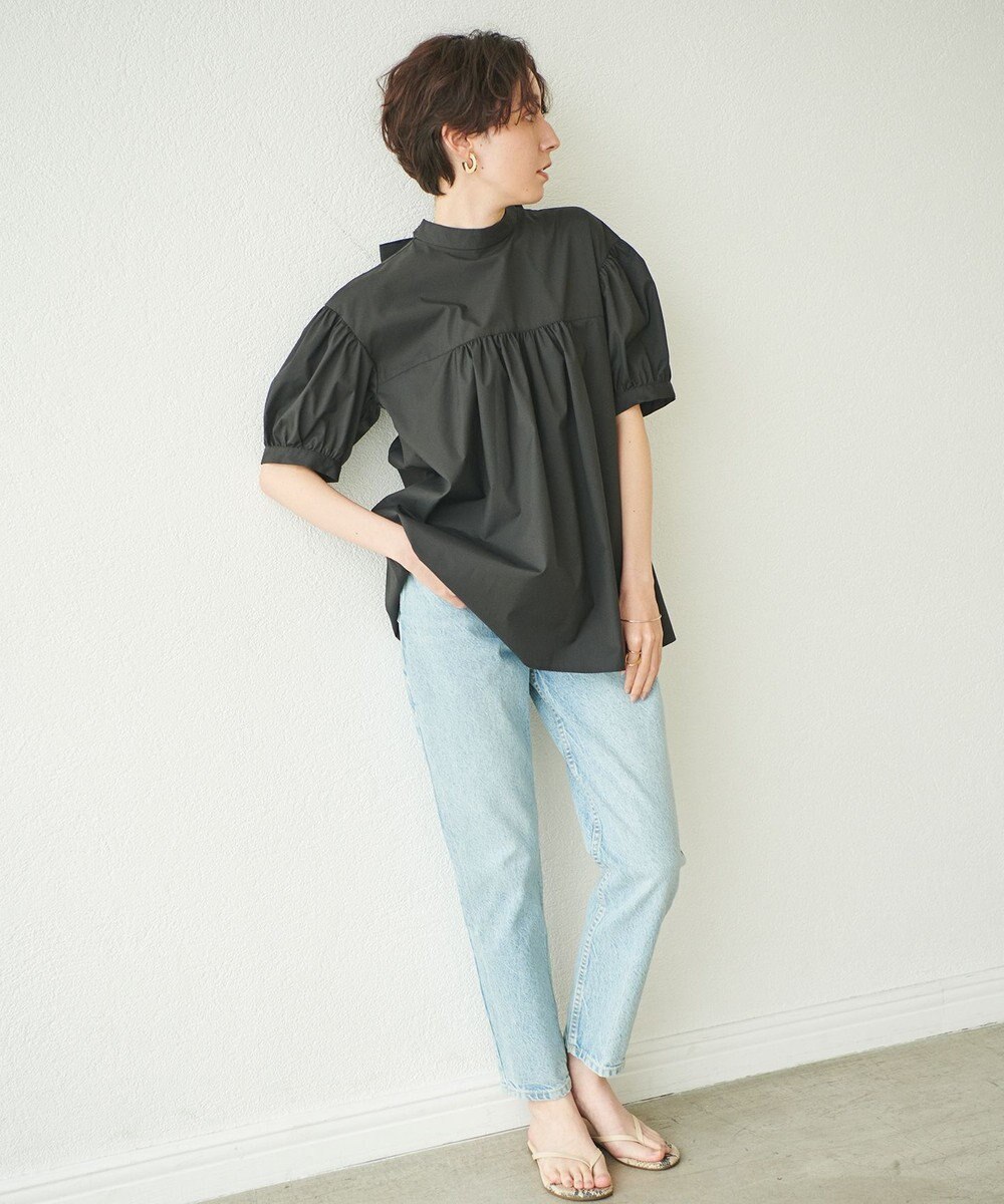 #Newans 【ANSWER for コンサバフェミニン】マルチウェイビッグリボンブラウス 