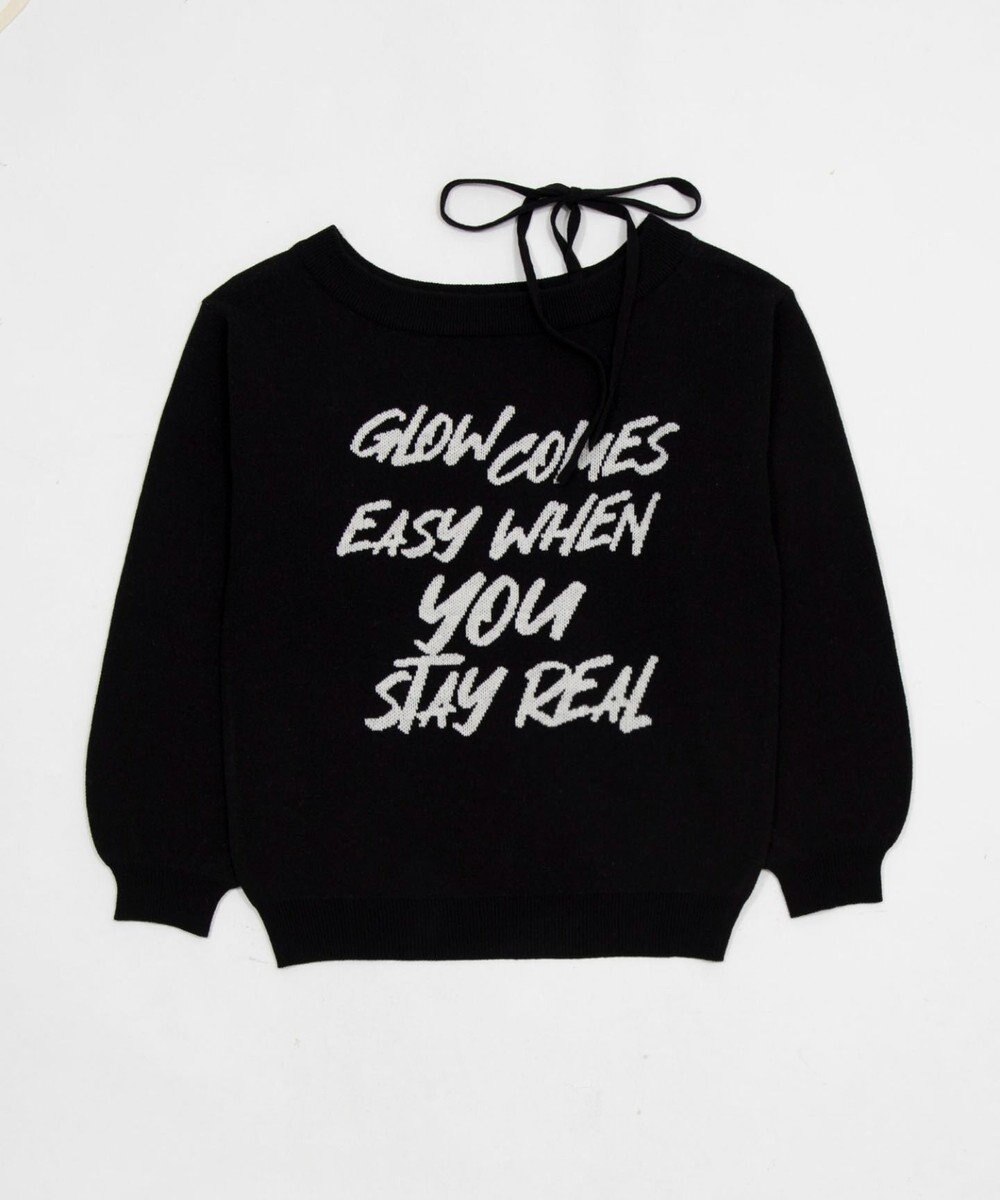 WEGO 2WAYショルダーリボンニット 