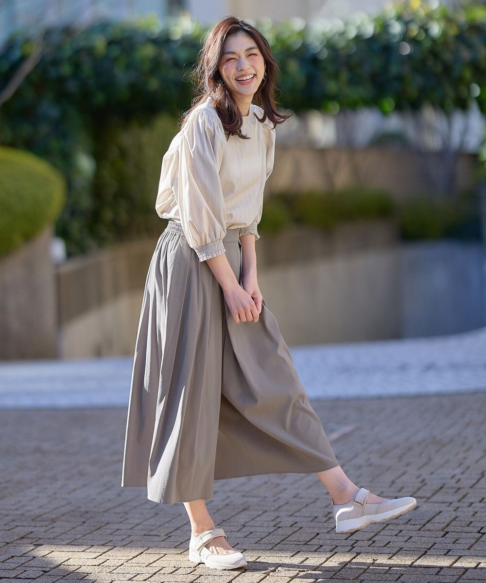 ANY 【UVカット/抗菌防臭/速乾/手洗い可】エニィファンクション ボリュームスリーブシャツ 