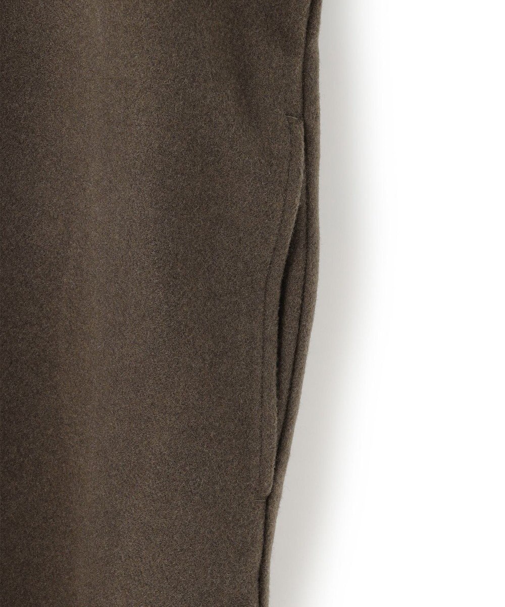 J.PRESS YORK STREET 【WOMEN】ウールライクジャージー フーデットロング ワンピース 