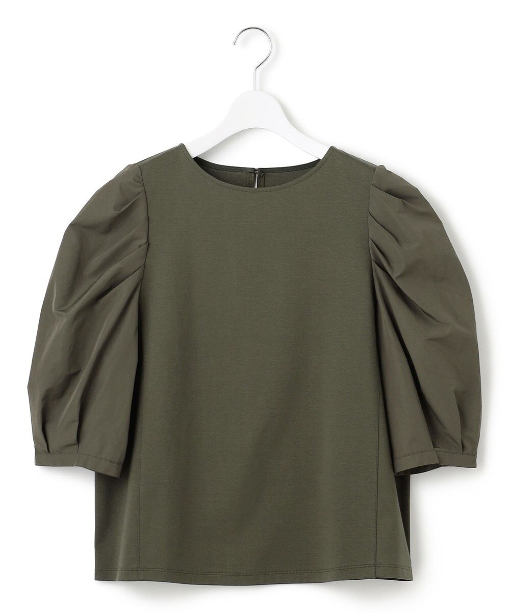 23区 S 【一部店舗限定】コットンポンチコンビジャージー コクーンスリーブ カットソー 