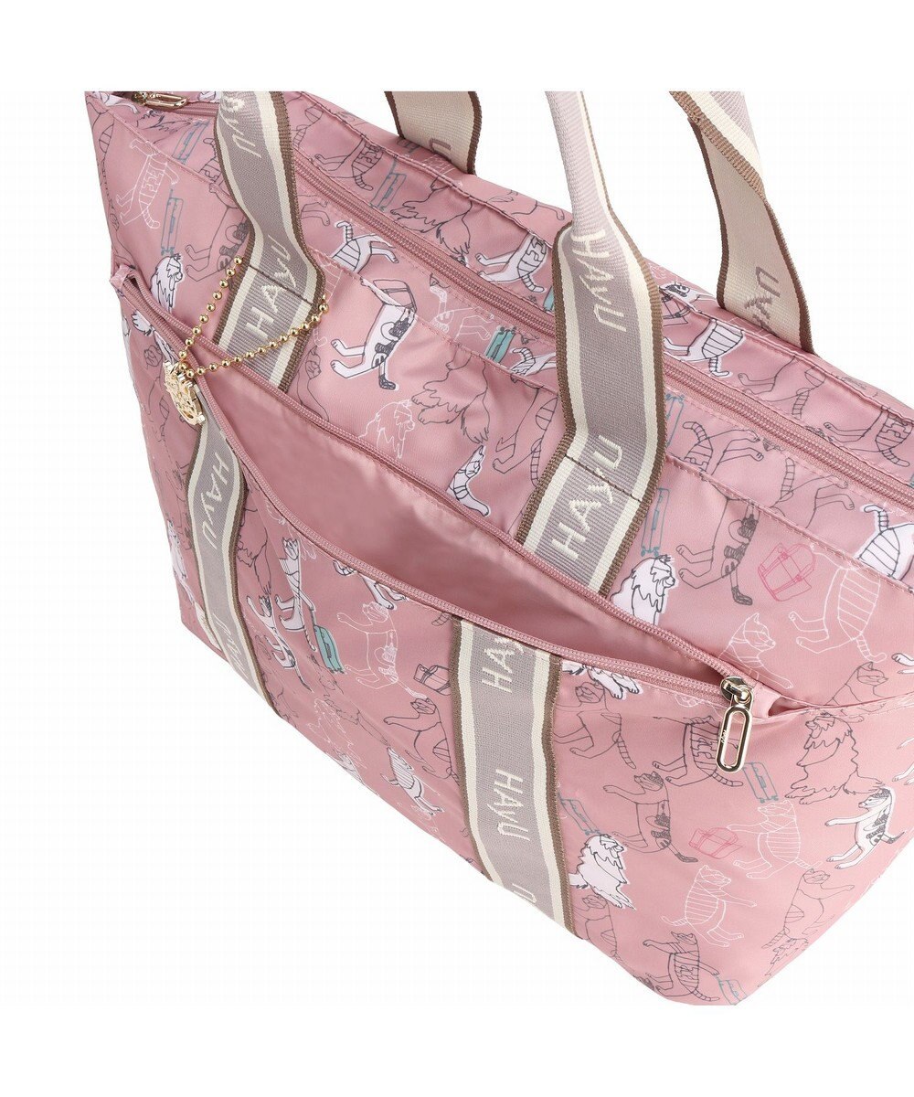 ACE BAGS & LUGGAGE HAyU × ace.  フォールディング 折り畳みトートバッグ 猫柄 30L 17862 