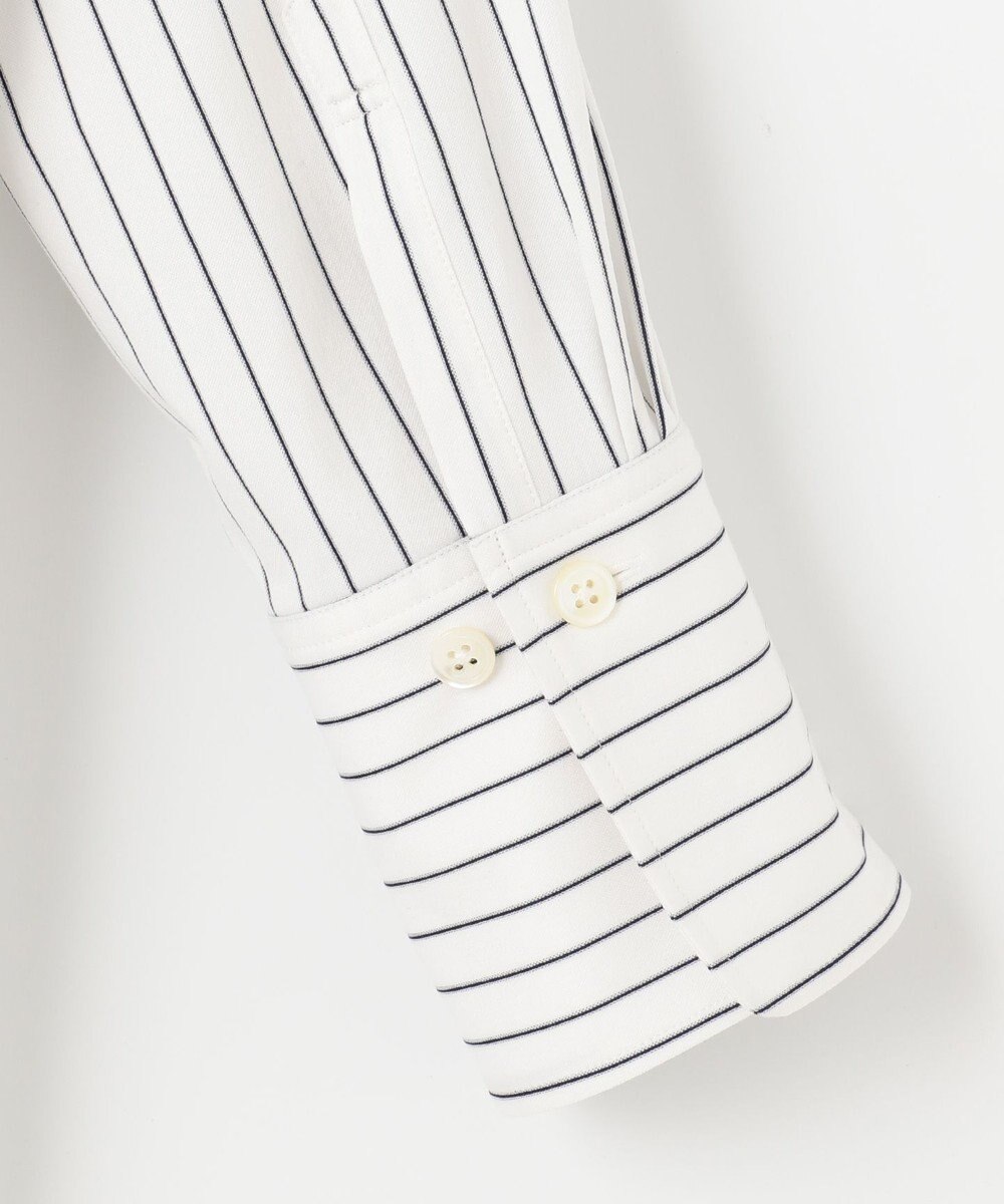 自由区 【洗える】ストレッチシャーティング ベーシック シャツ 