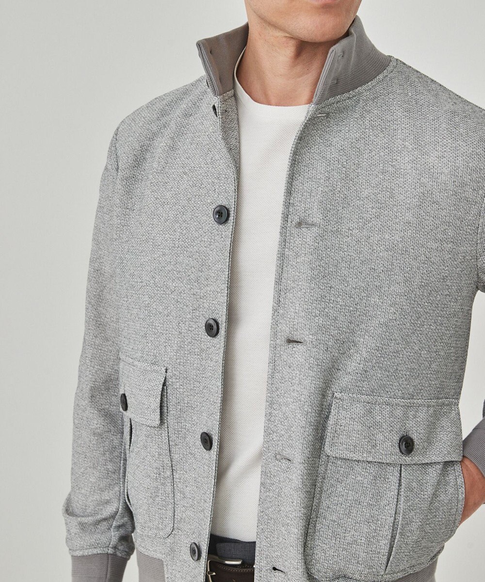 GOTAIRIKU 新作【ストレッチ/洗える/吸水速乾】ノルマンディーリネン A-1ブルゾン 