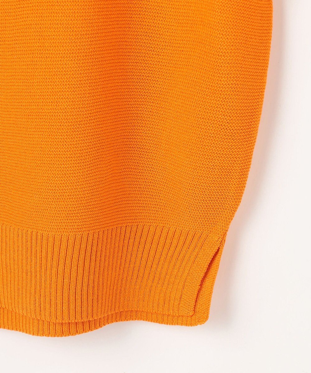 ANY L アクリルガーターポロ衿ニット 