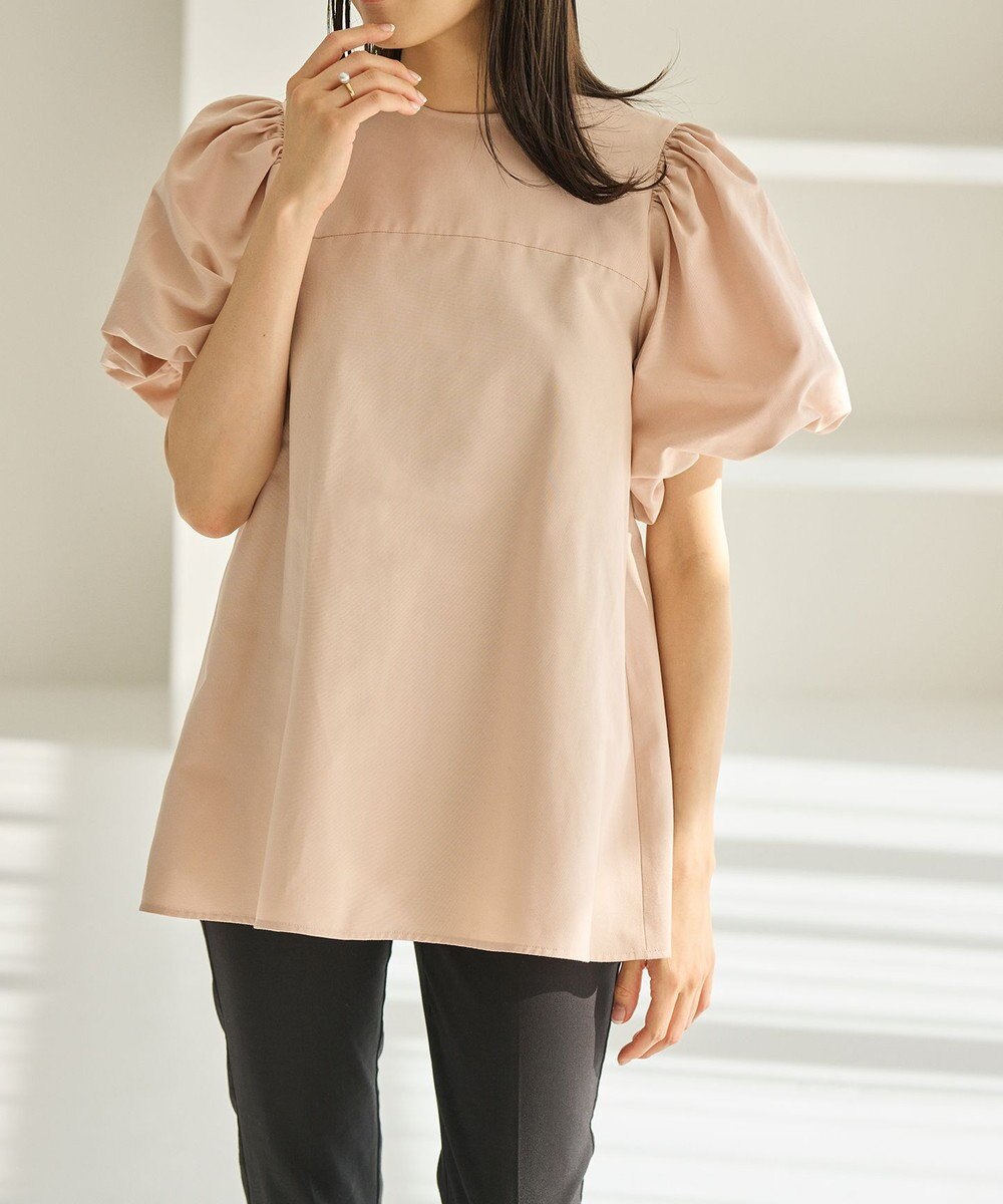 #Newans 【大好評につき追加生産！新色登場】パフスリーブAラインブラウス 