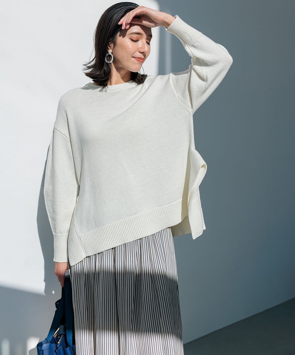 組曲 SOBANEラメプルオーバー ニット 