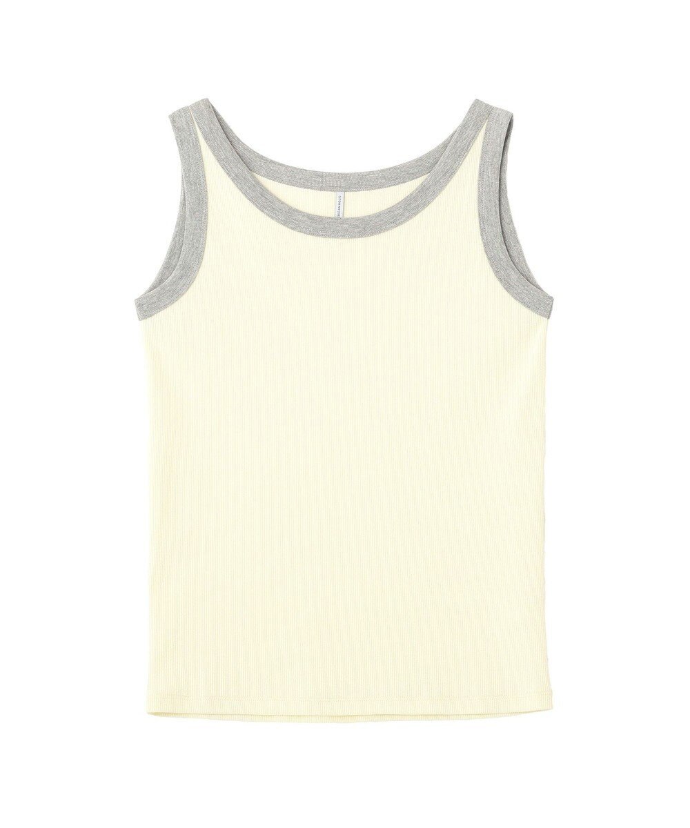 AMERICAN HOLIC バイカラーテレコタンクトップ 