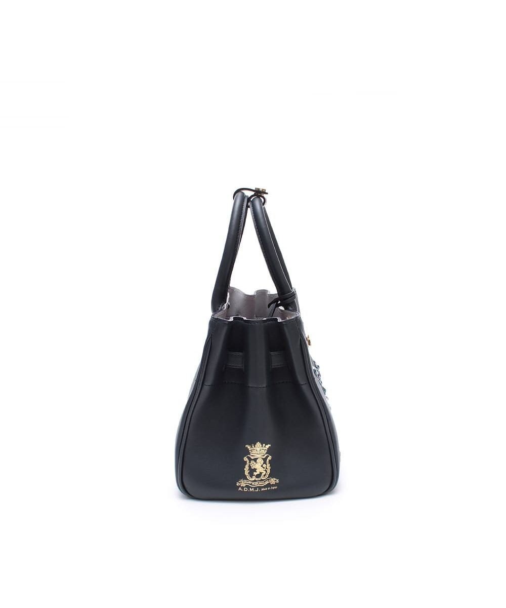 A.D.M.J. 【牛革】スパニッシュレザー / ステラソーイング前金具付トート24cm(Dカン＋) 