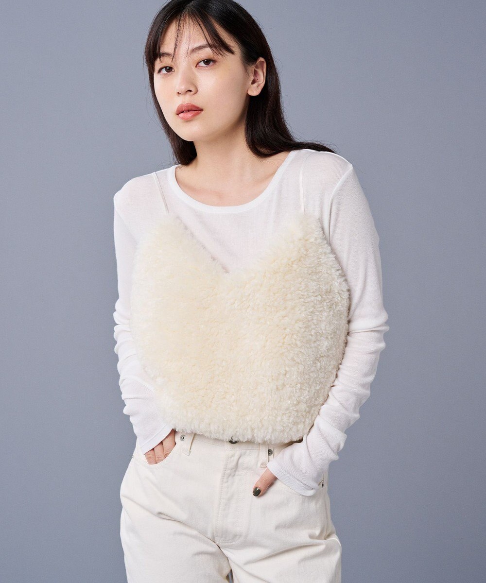 uncrave 【手洗い可】シープライク ファー ビスチェ（uncrave STANDARD） 