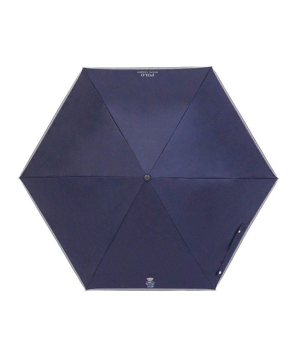 MOONBAT 【WEB限定/遮光率100%/遮熱/UV】POLO RALPH LAUREN（ポロ ラルフローレン）晴雨兼用日傘 ワンポイント ポロベア 折りたたみ傘 ポーチタイプ 