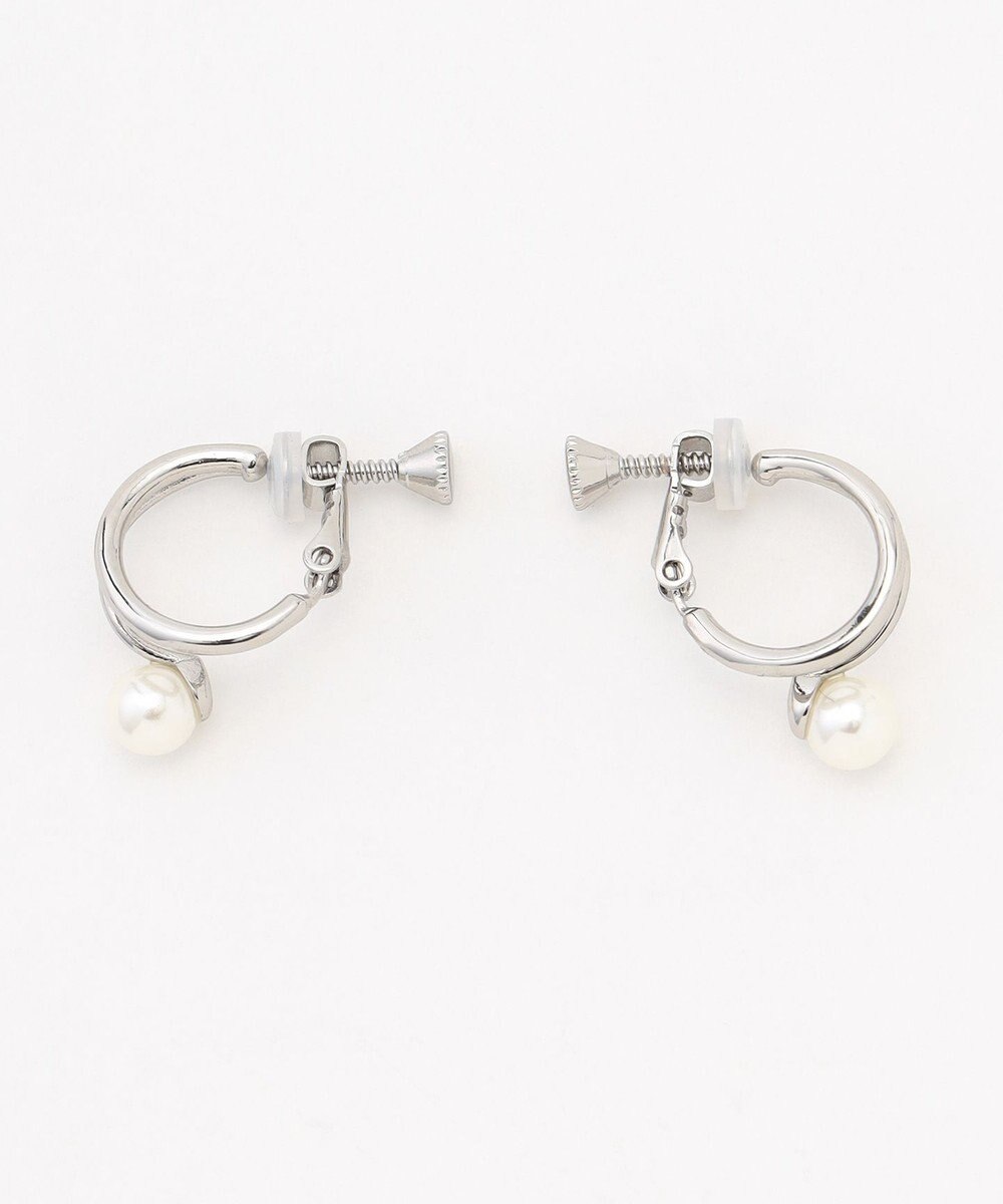 ANY ２連パールフープイヤリング(両耳用) 