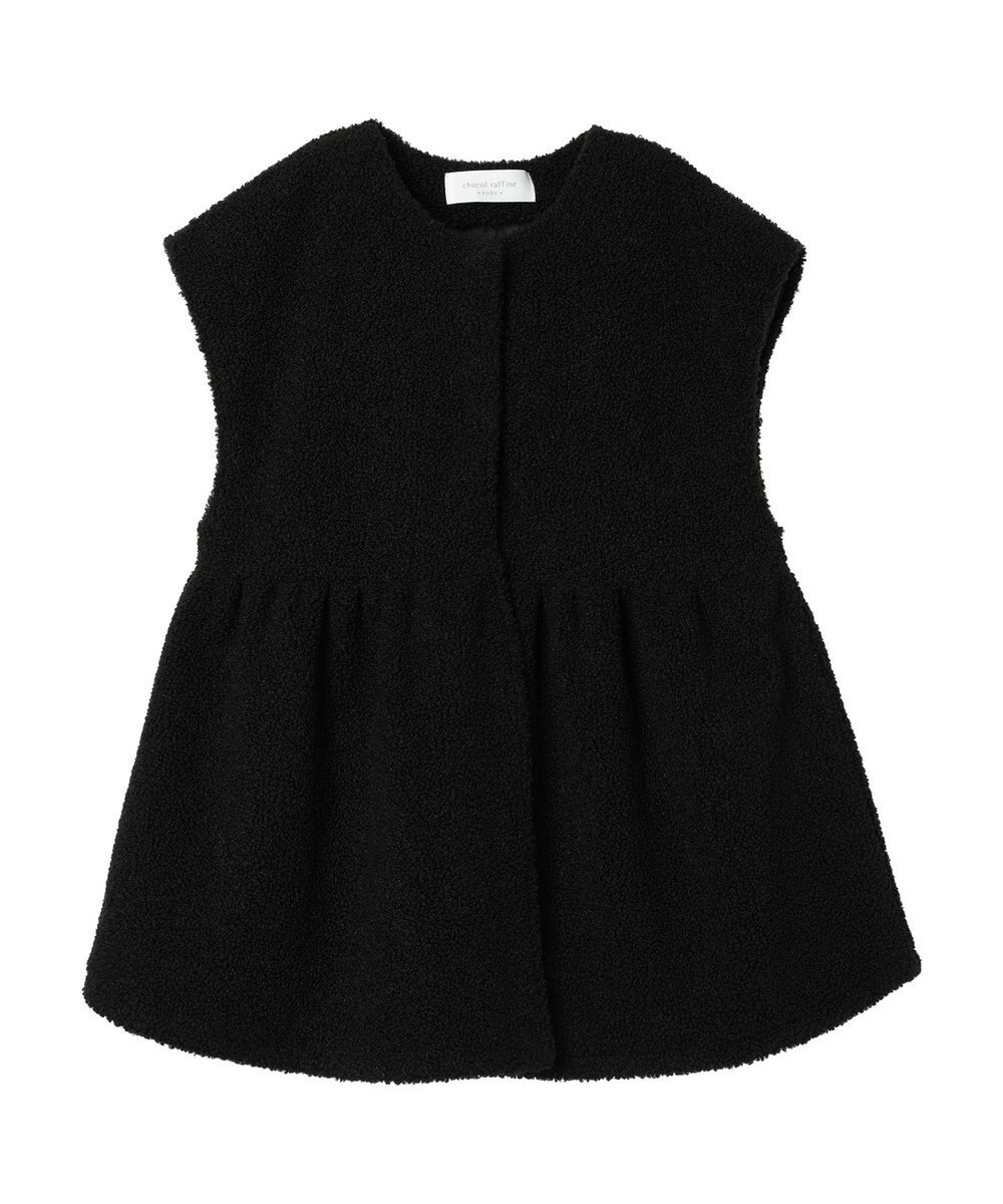 Green Parks フレア裏付きボアベスト 