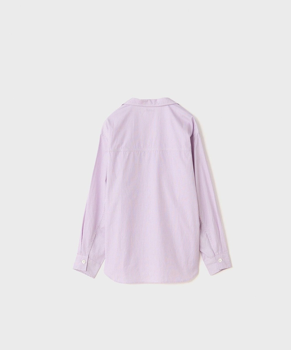 LENO SKIPPER SHIRTS CANDY STRIPE / スキッパーブラウス 