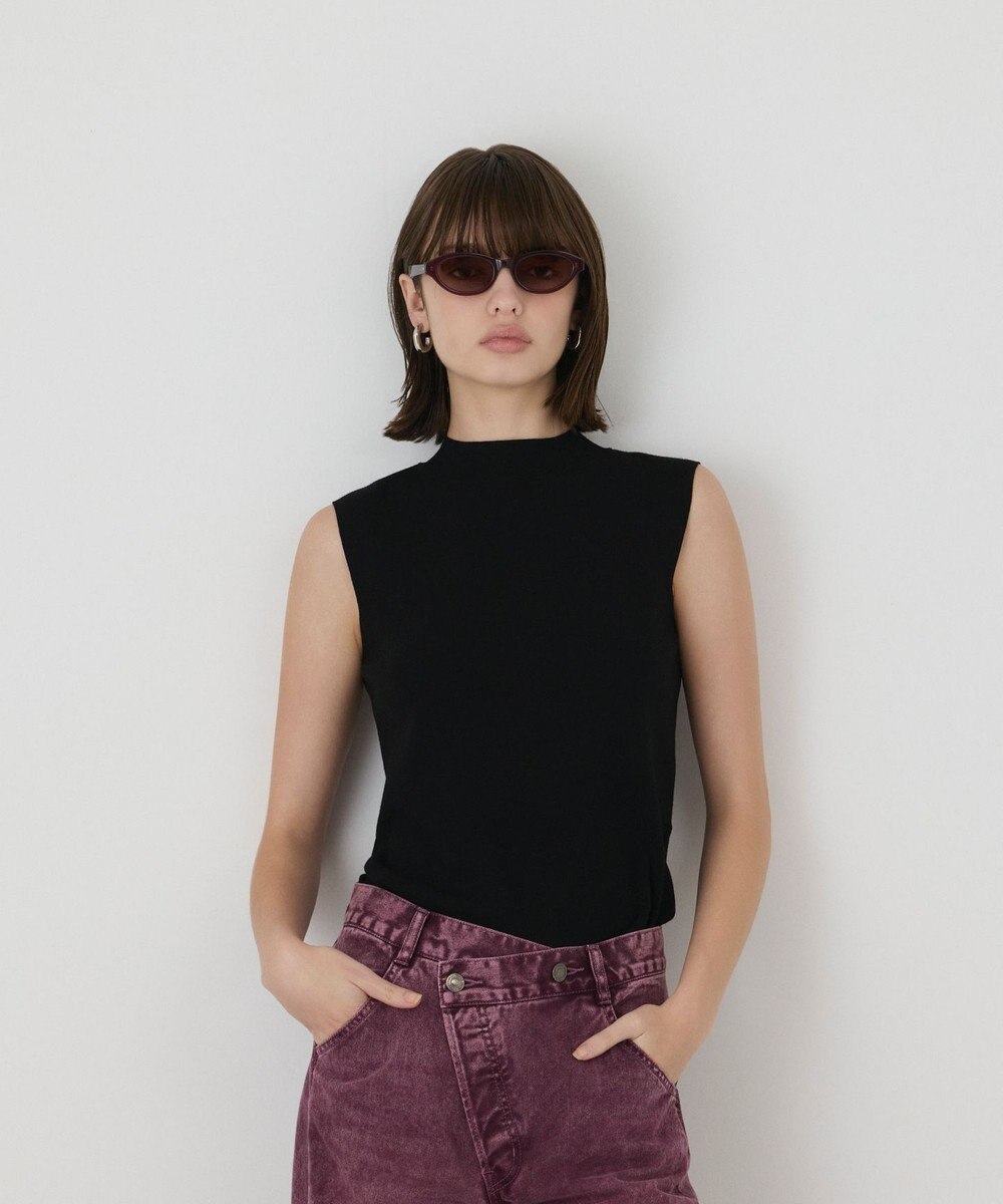 GRACE CONTINENTAL ハイネックニットトップ 
