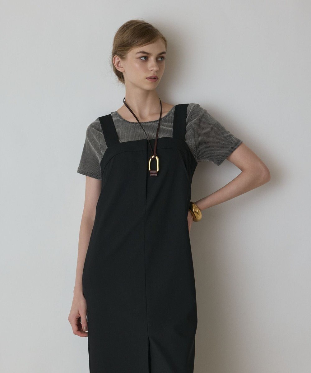 GRACE CONTINENTAL スーツ地ジャンパ－スカート 