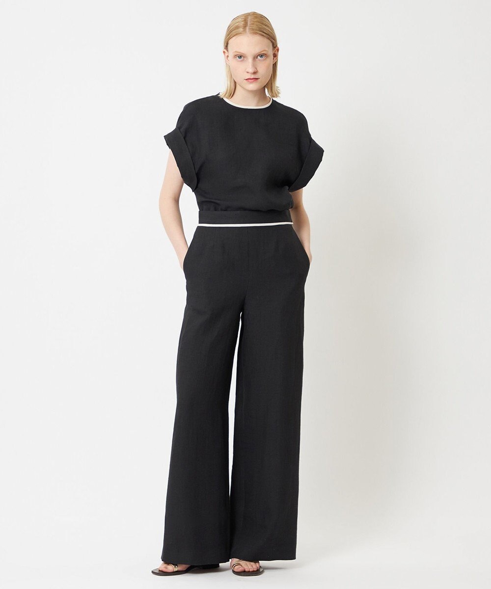 BEIGE， 【S-size】CHESTNUT / ノーカラーブラウス 