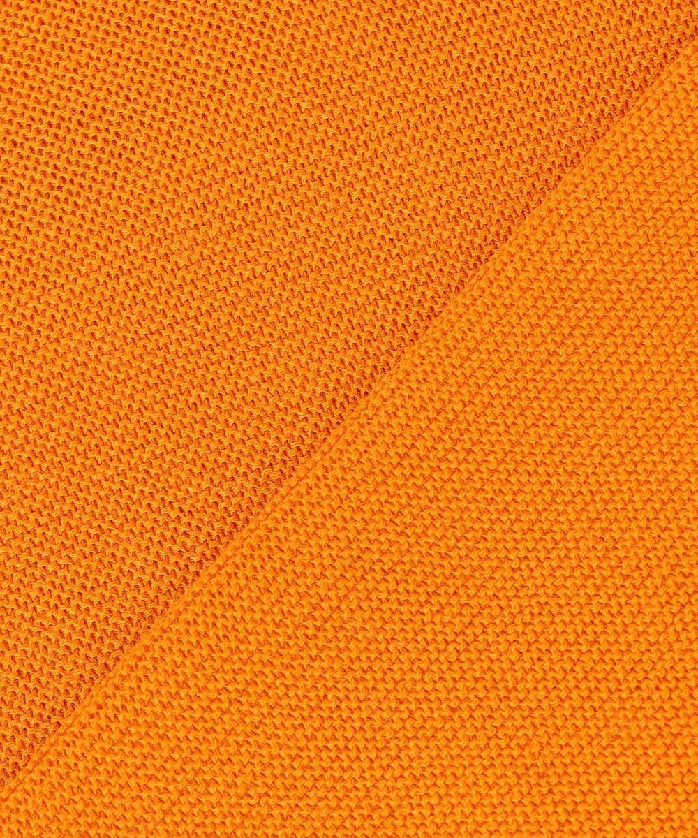 ANY L アクリルガーターポロ衿ニット 