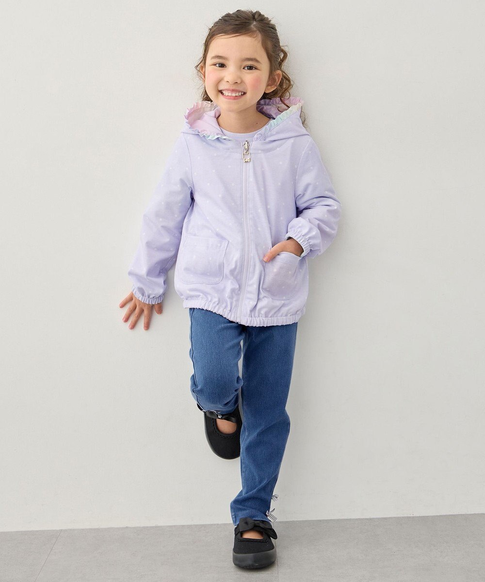 ANY KIDS 【フード取り外し/洗濯機可能】撥水加工リバーシブルゾン 