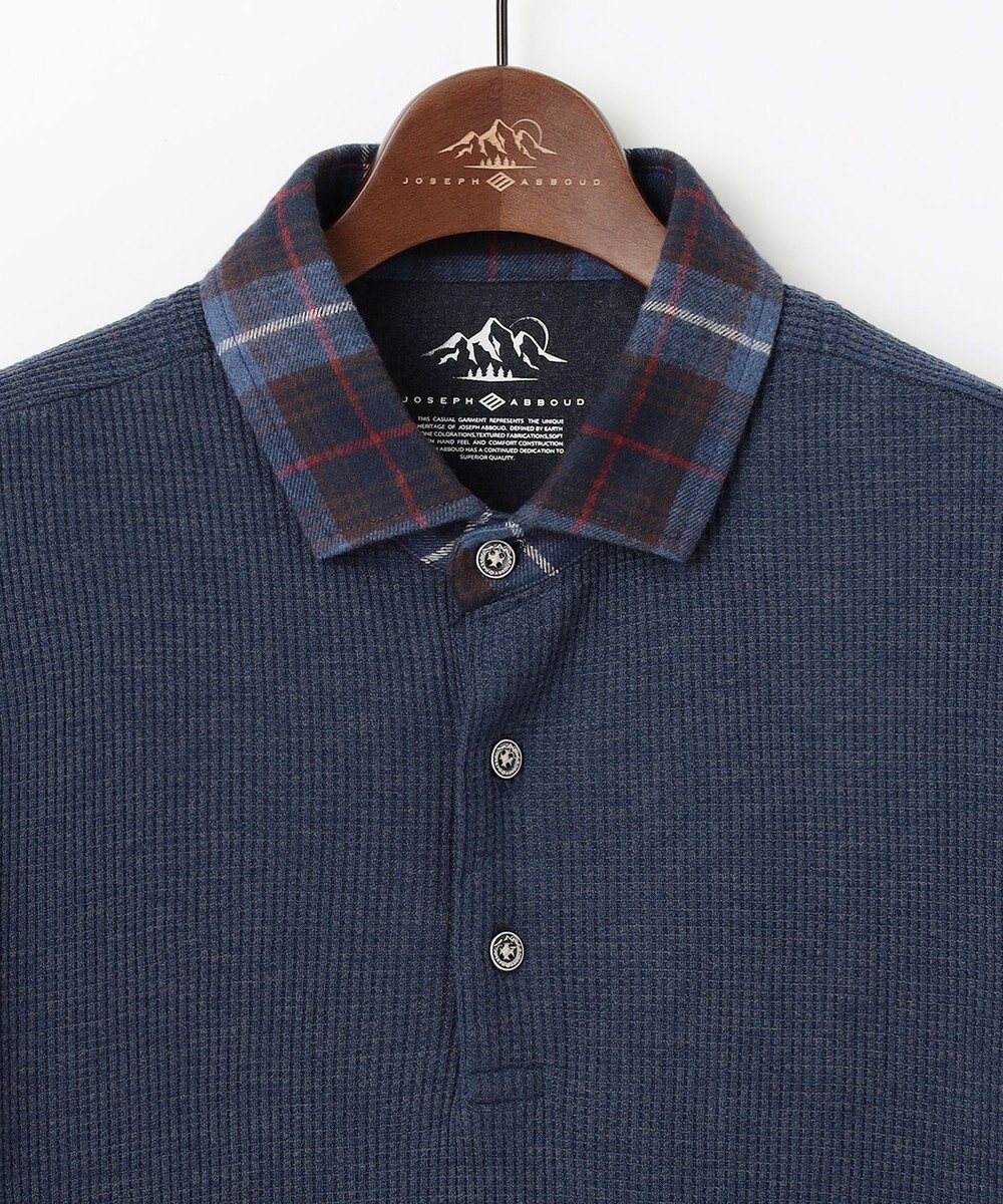 JOSEPH ABBOUD MOUNTAIN 【サスティナブル/吸水速乾】ドライミックスメリノポロ 