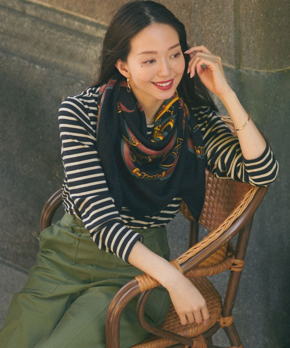 23区 ガラスフープピアス 