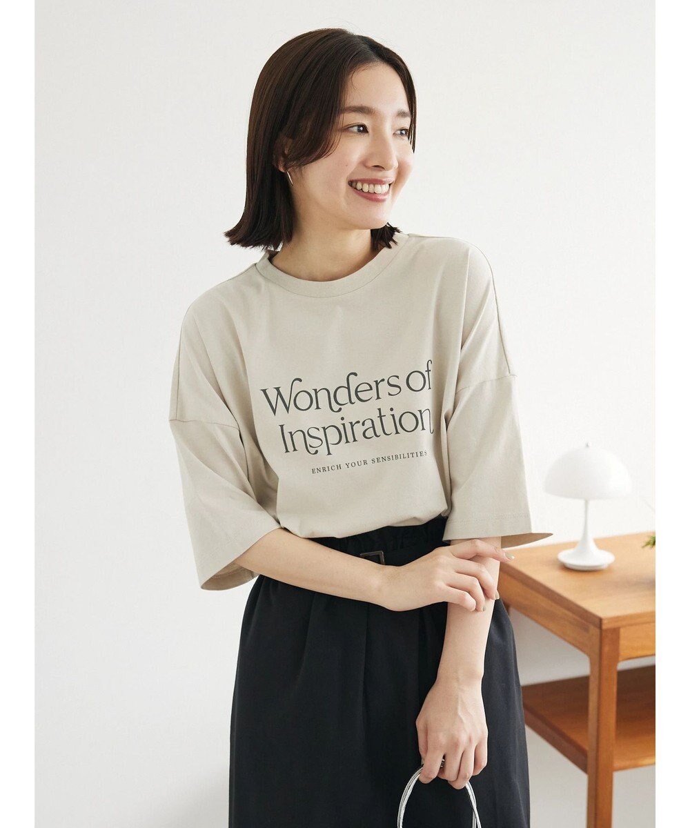 Green Parks シンプルフェミニンロゴチュニック 