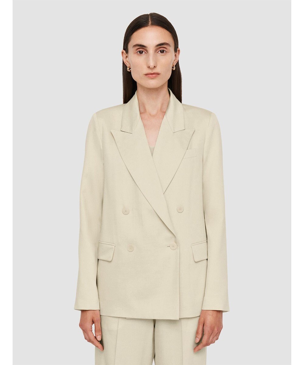 JOSEPH ソフトビスコーステーラリング　ダブルブレステッドジャケット 