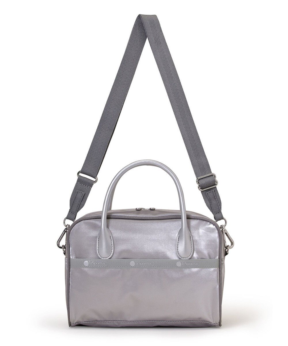 LeSportsac SQUARE TH CROSSBODY/アップタウンシルバーシャイン/シルバー 