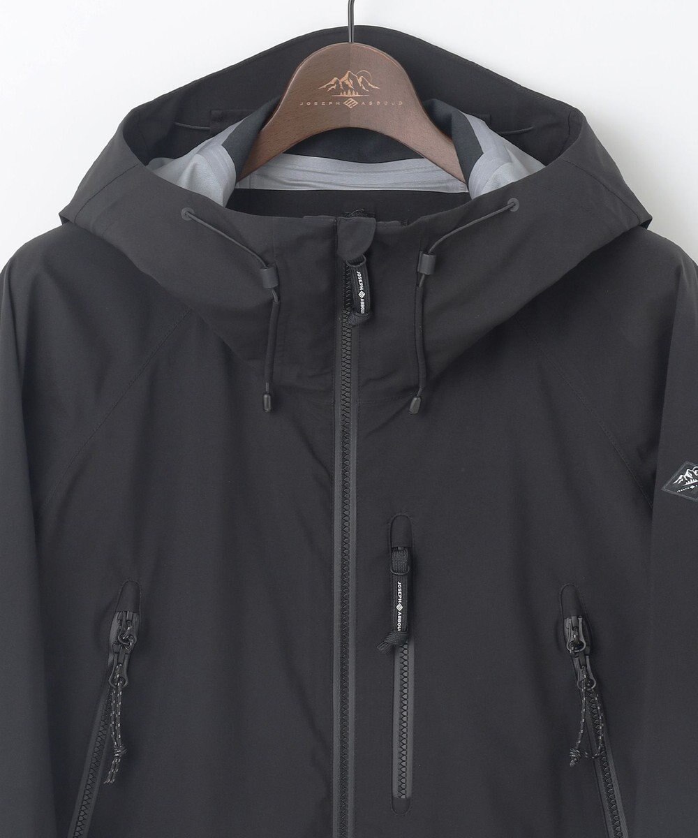 JOSEPH ABBOUD MOUNTAIN 【ECO撥水/耐水性/透湿/防水素材/ストレッチ/軽量/ライナードッキング対応】ボイルドポリエステル マウンテンシェルパーカー 