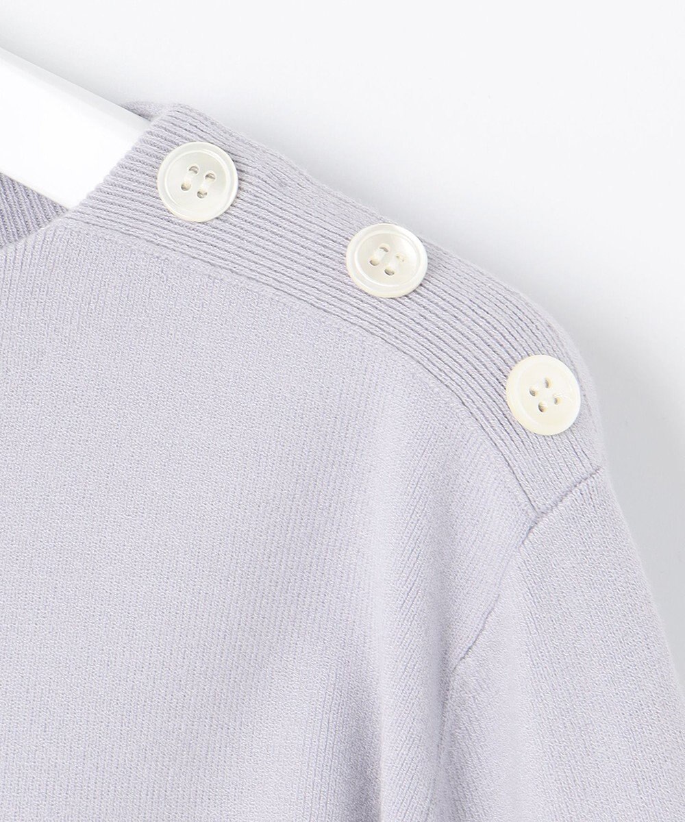 J.PRESS LADIES 【洗える】KATE パネルボーダー ボートネック ニット 