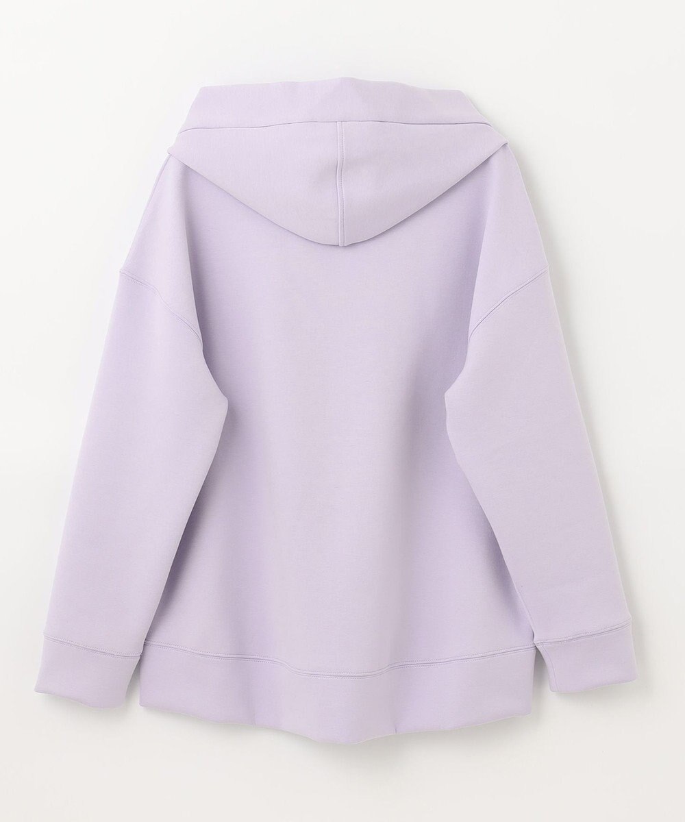 ANY 【洗える】ライトウエイト スリットネックパーカー 