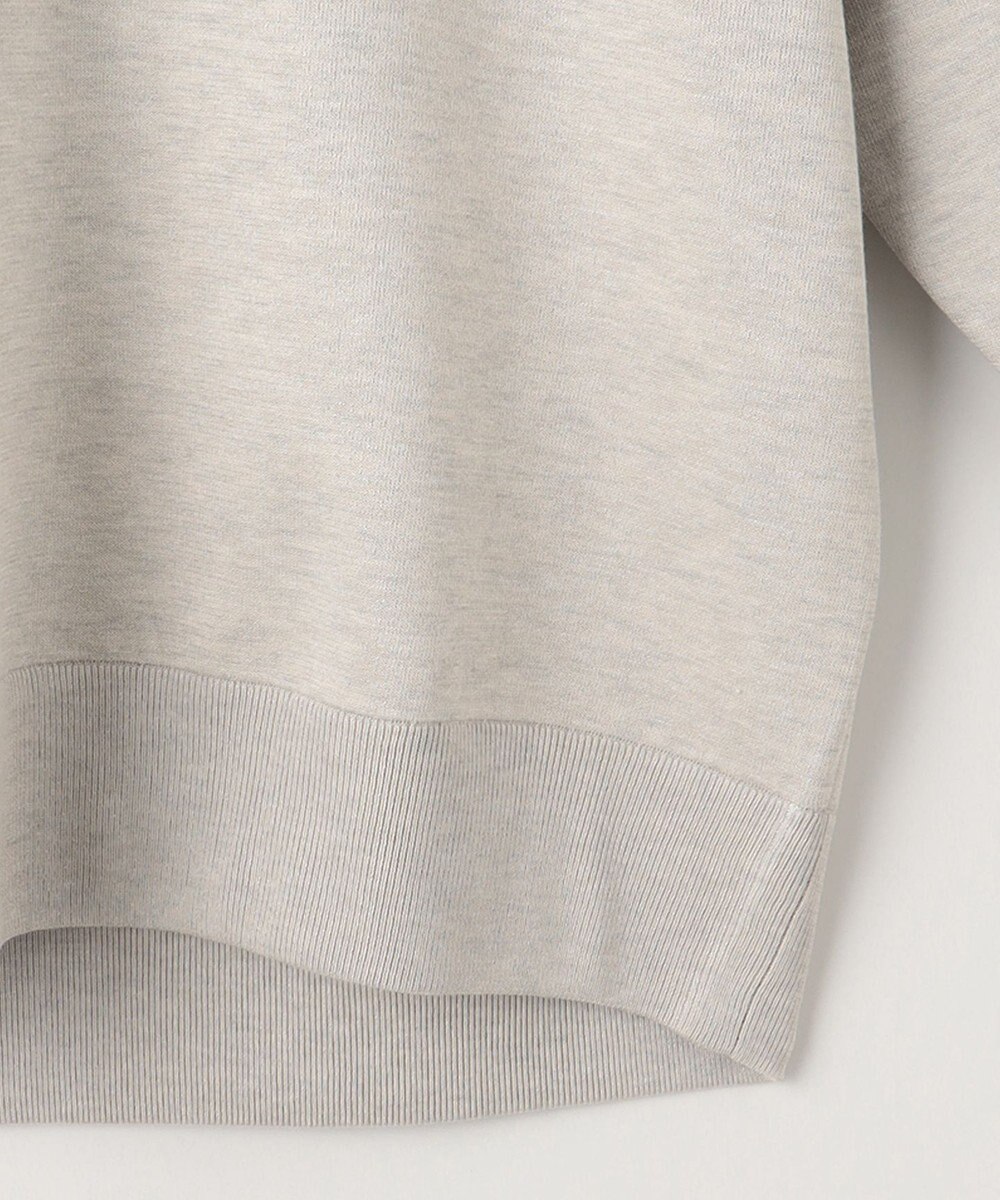 自由区 L 【洗える】シャイニースムースニット パーカー 