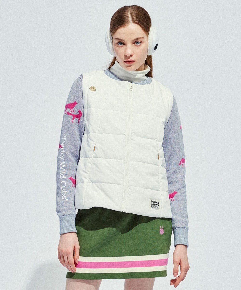 PW CIRCULUS 【ベスト / ブルゾン / 襟も外せる / WOMEN】3WAYデタッチャブルブルゾン 