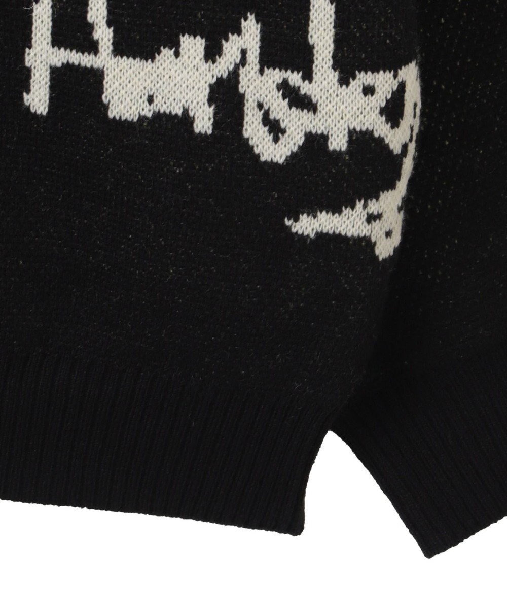 WEGO リラックスフィットパターンカーディガン 