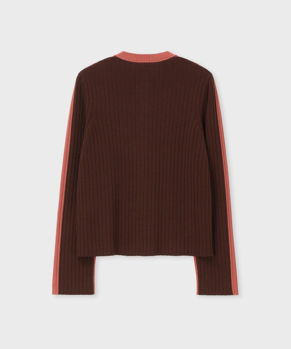 Paul Smith バイカラー スリット カーディガン 