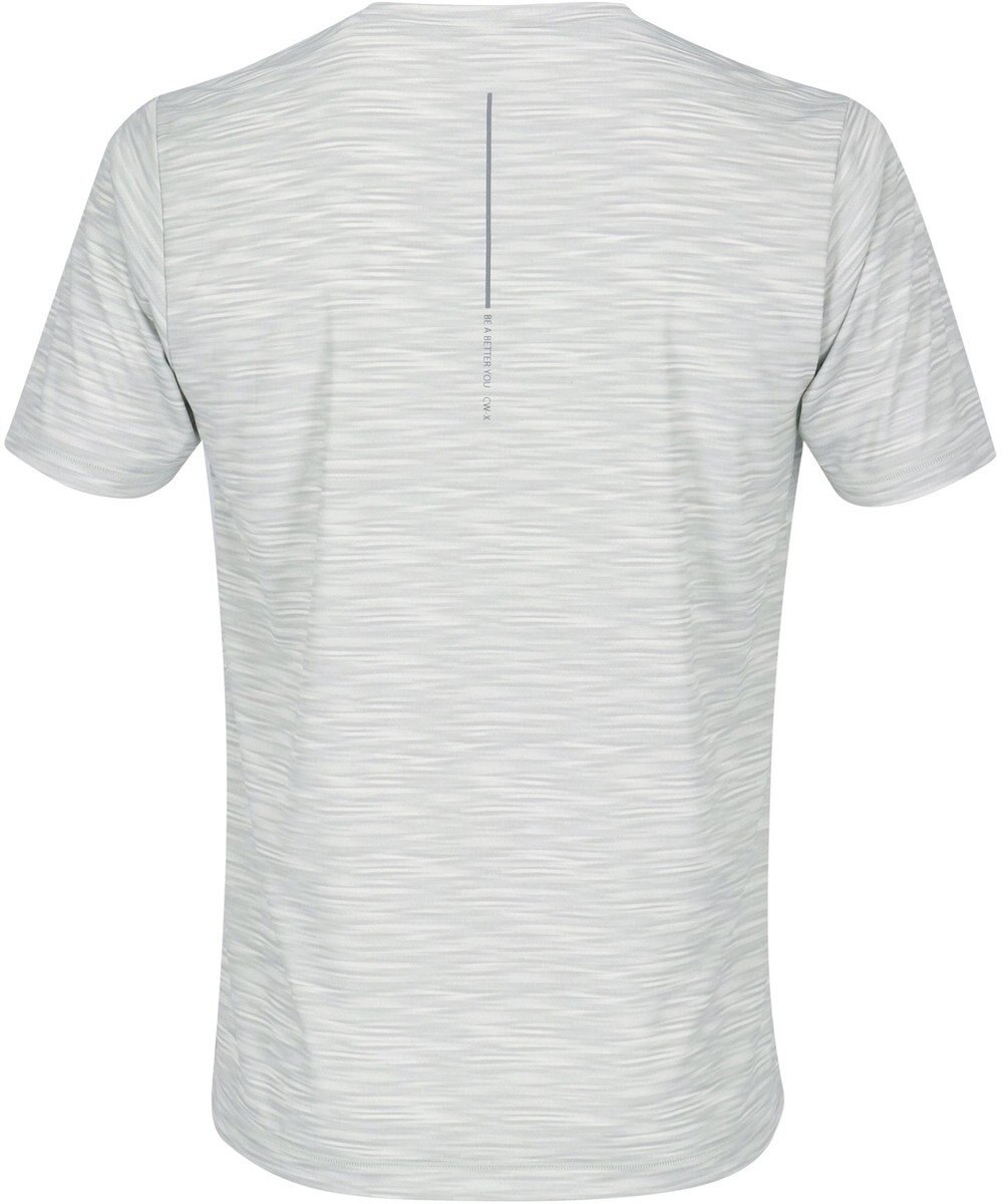 CW-X 【MEN】 CW-X トップス 【薄軽ランニングシャツ】 半袖 3分袖 Ｕネック 吸汗速乾性(本体) メンズ DLO155 /ワコール 