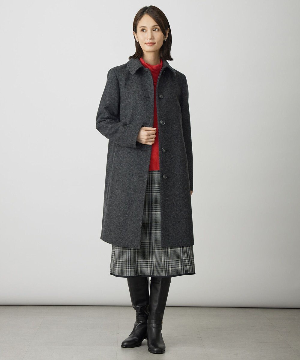 J.PRESS LADIES CASHMERE BLEND 襟付き ニット 