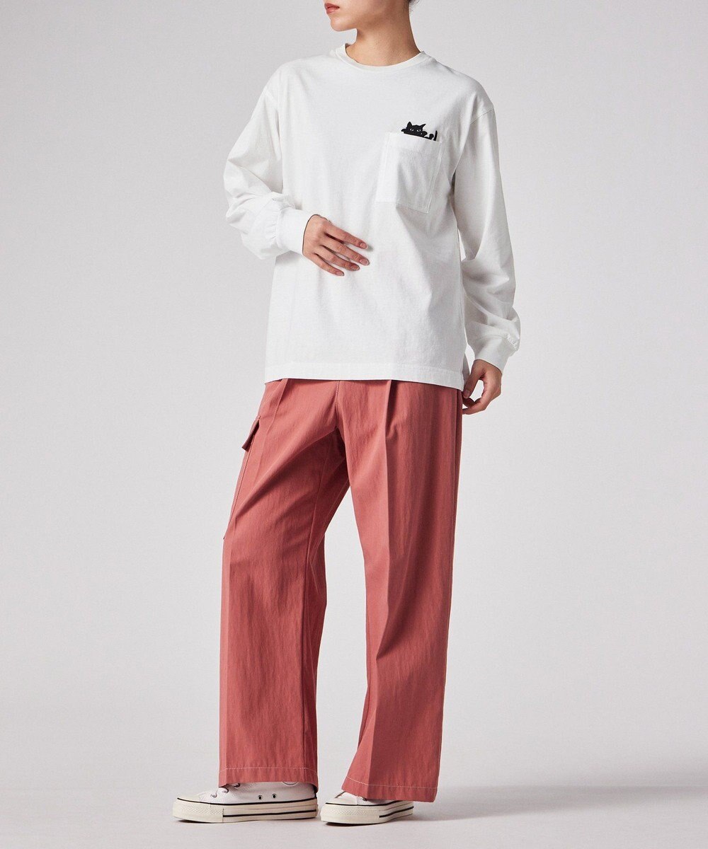 Paul Smith キャット プリント 長袖Tシャツ 