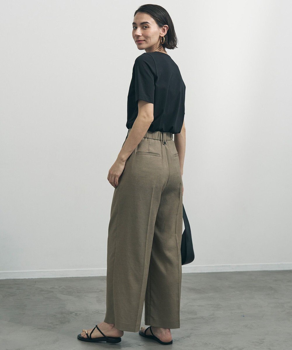 UNFILO 【セットアップ着用可】TENNEN TOUCH タックワイドパンツ 