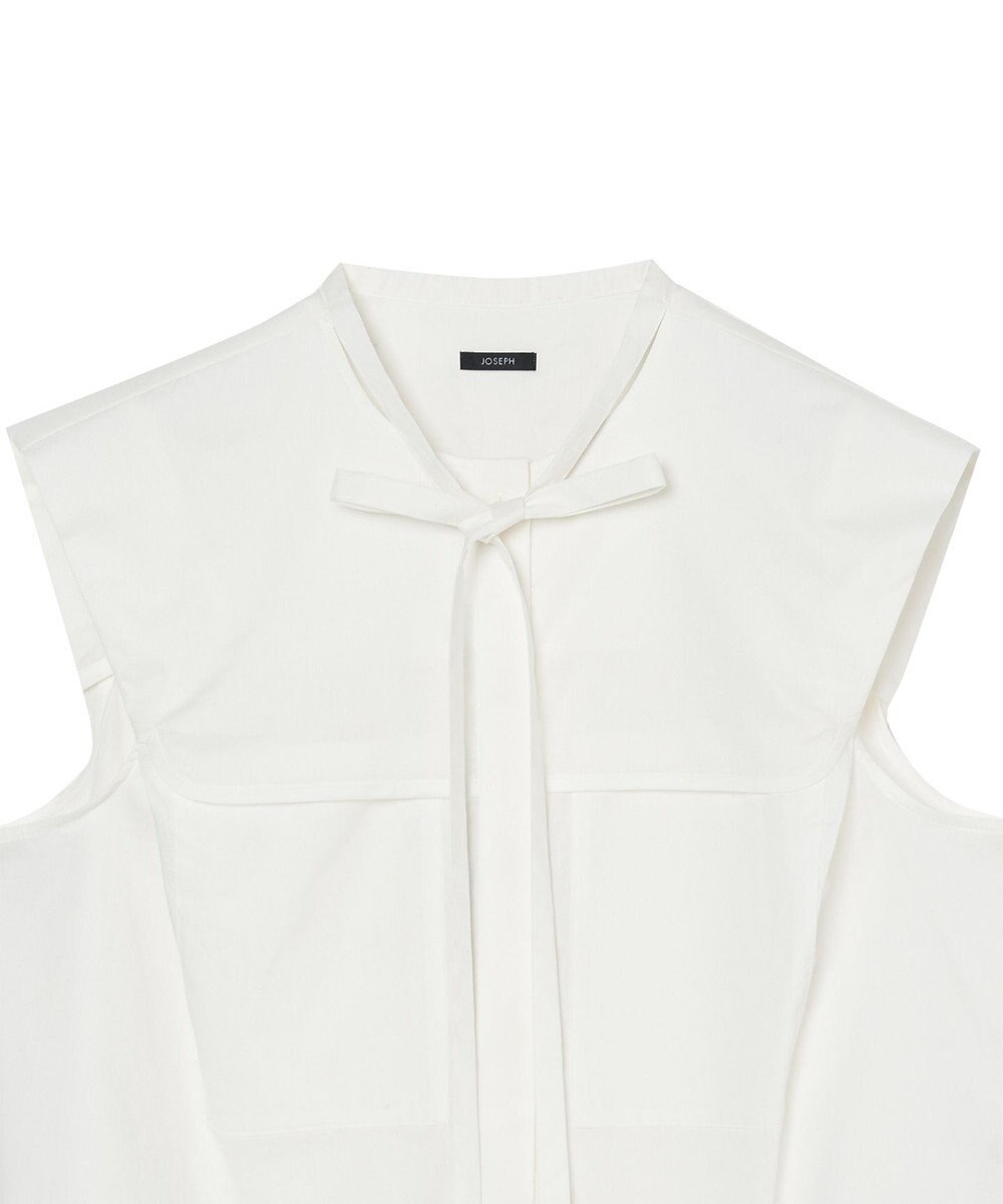 JOSEPH 【WEB&OUTLET限定・洗える】ライトポプリン　ブラウス 