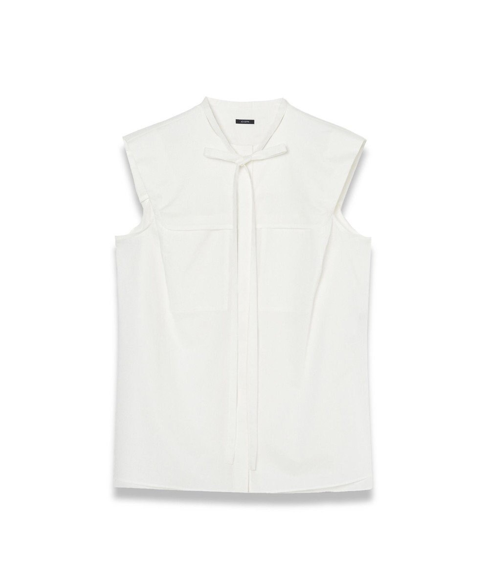 JOSEPH 【WEB&OUTLET限定・洗える】ライトポプリン　ブラウス 