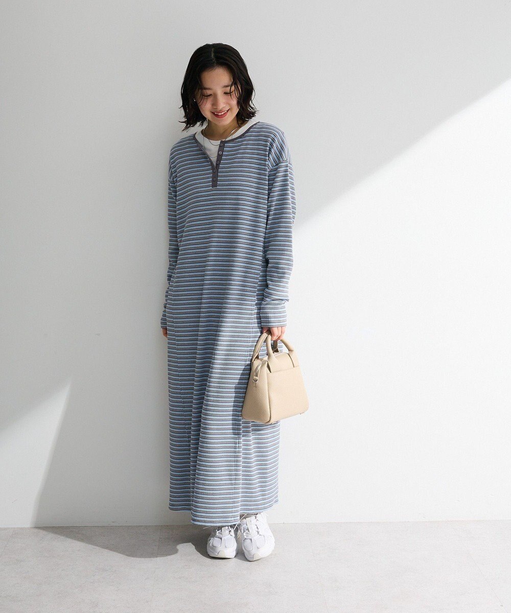 Green Parks ヘンリーネックワンピース 