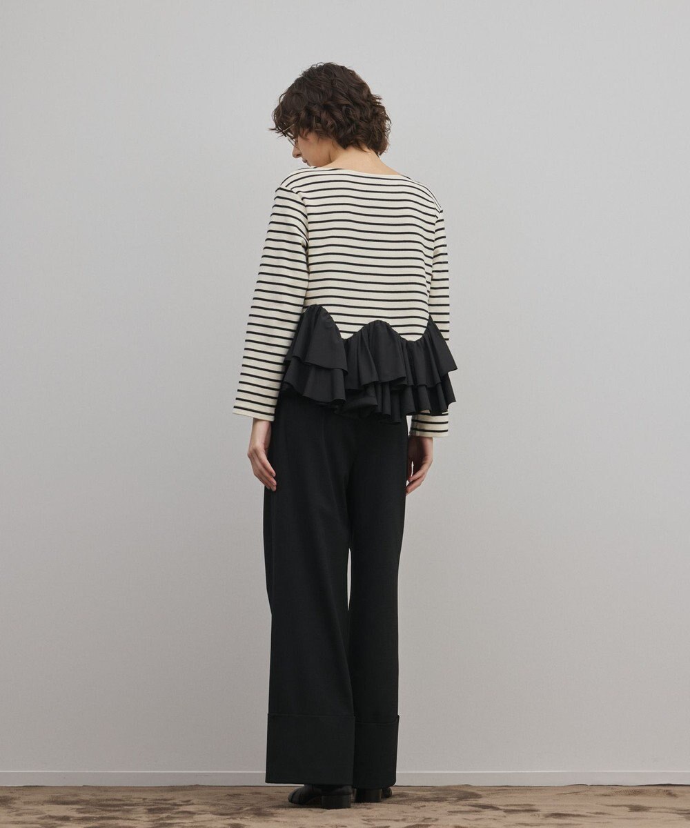 GRACE CONTINENTAL タフタフリルカットトップ 