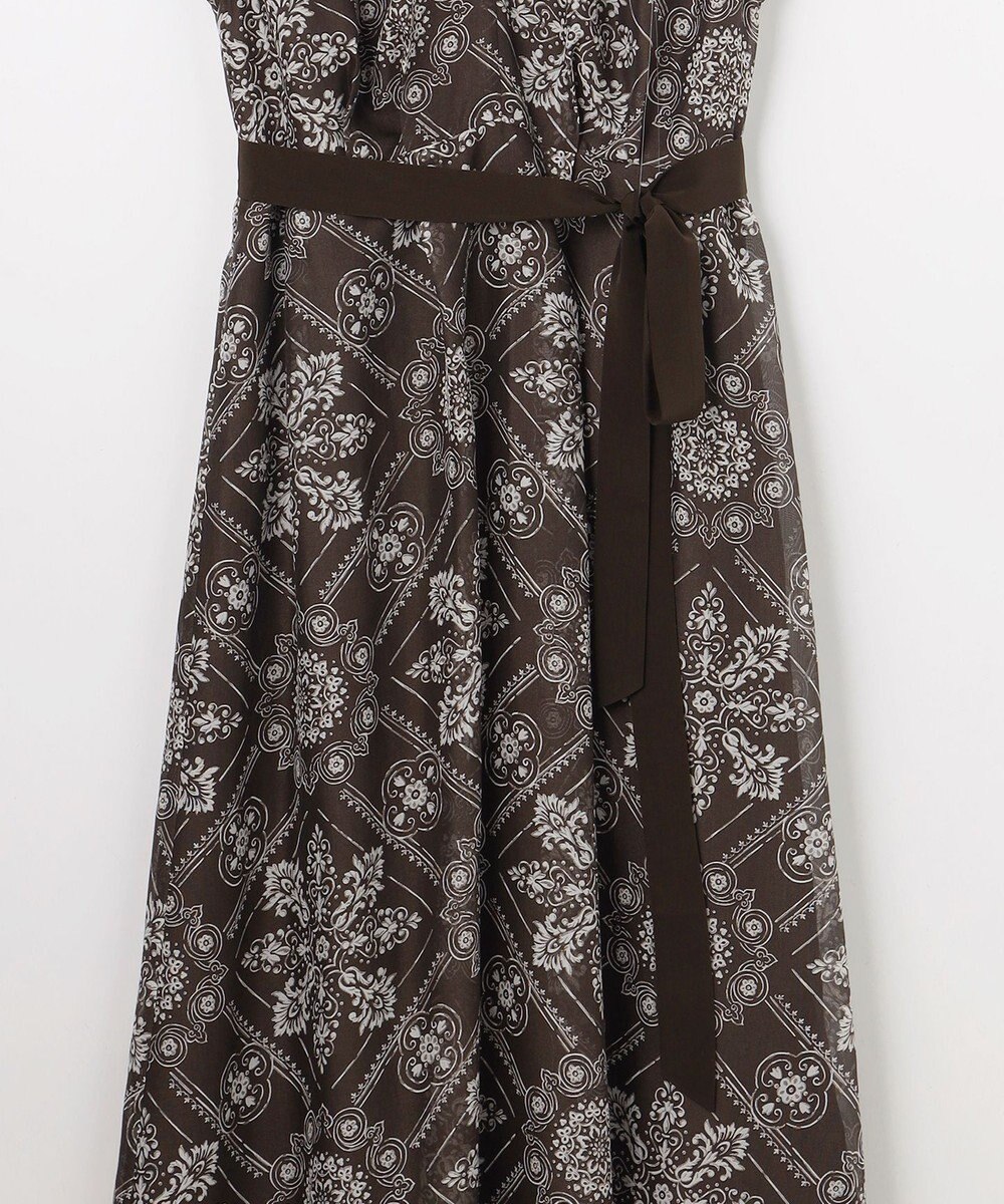 自由区 ロータスタイルプリント ワンピース 