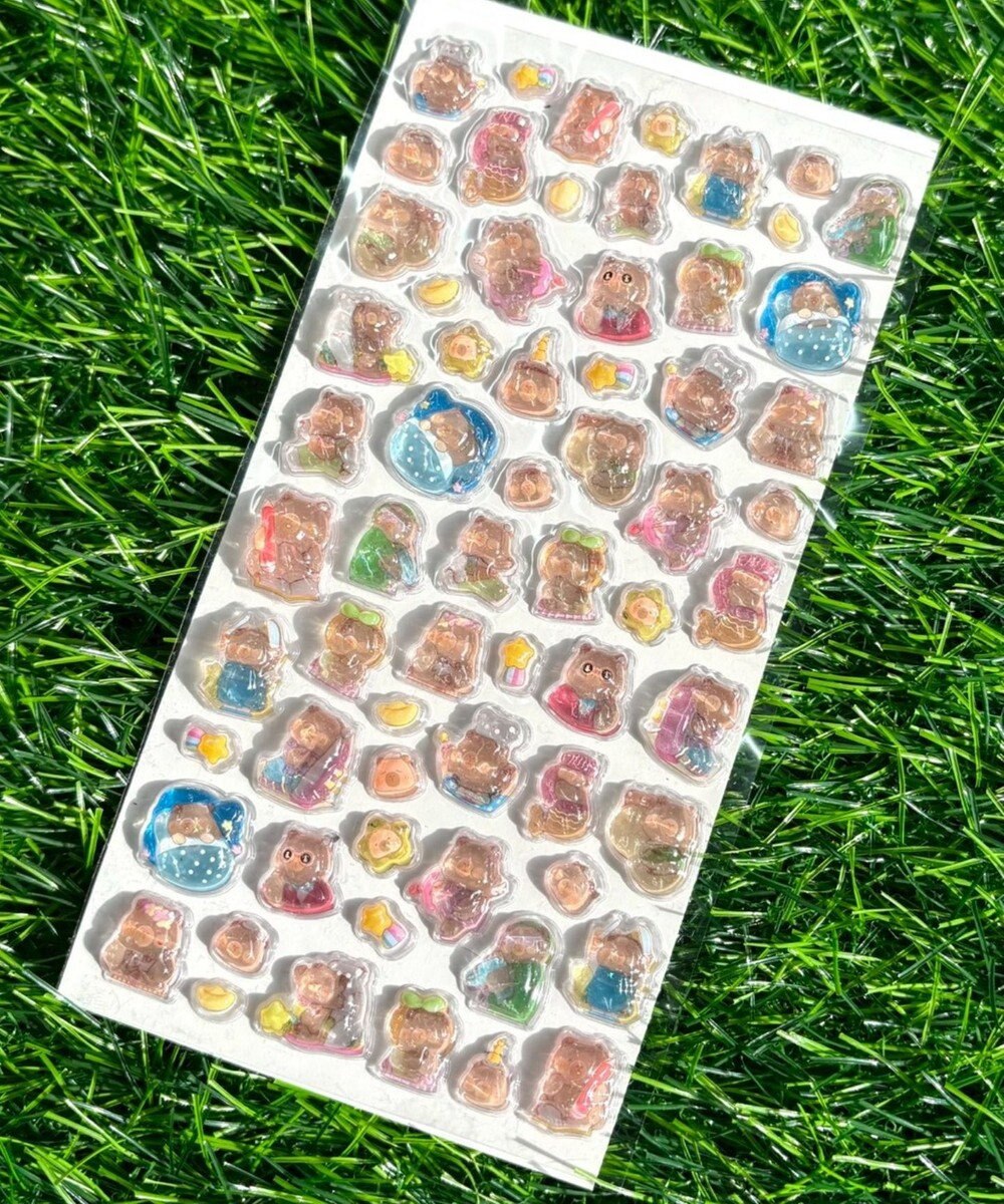 WEGO ぷっくりカピバラステッカー 