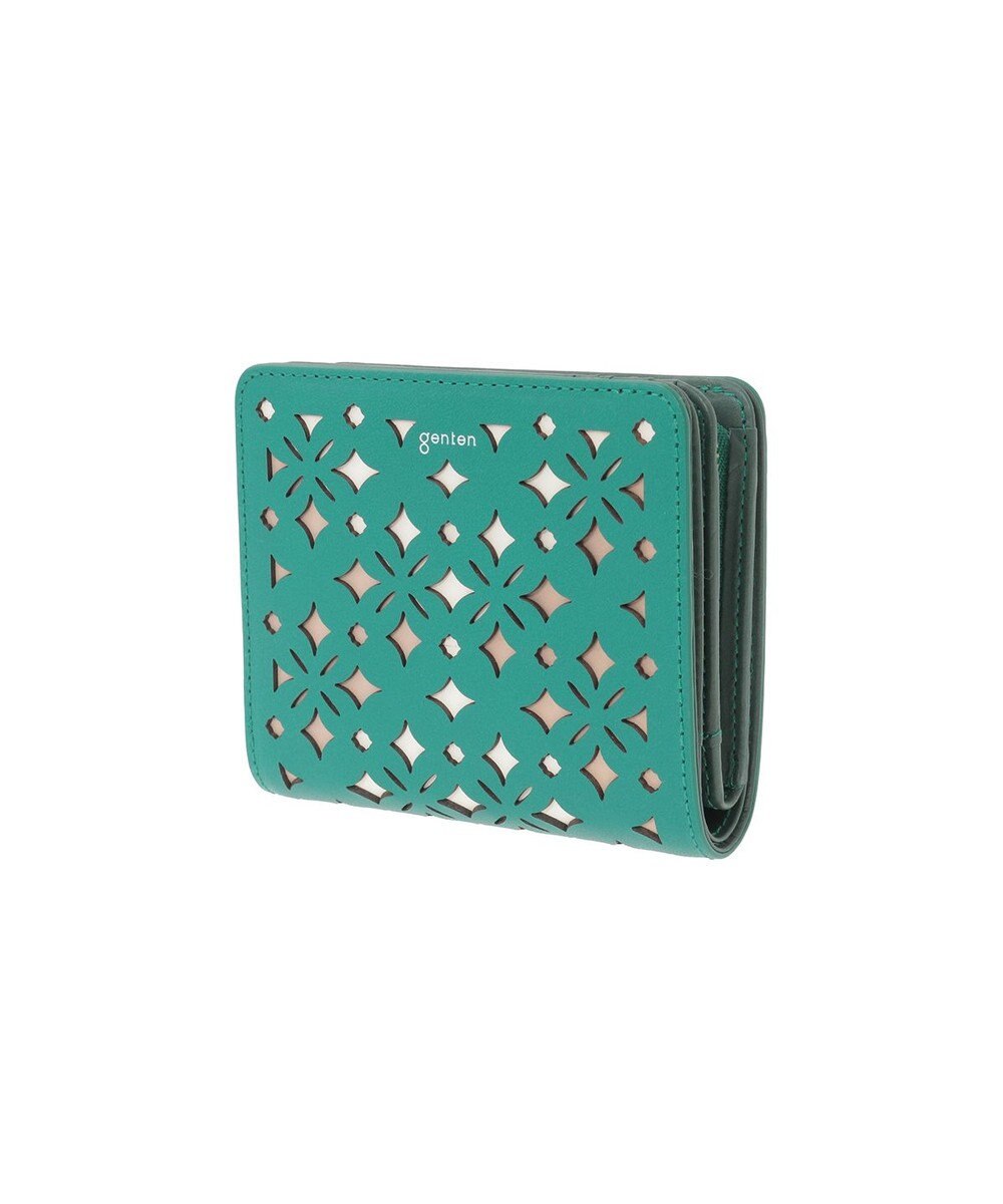 genten クアドリフォリオ 2つ折り財布 